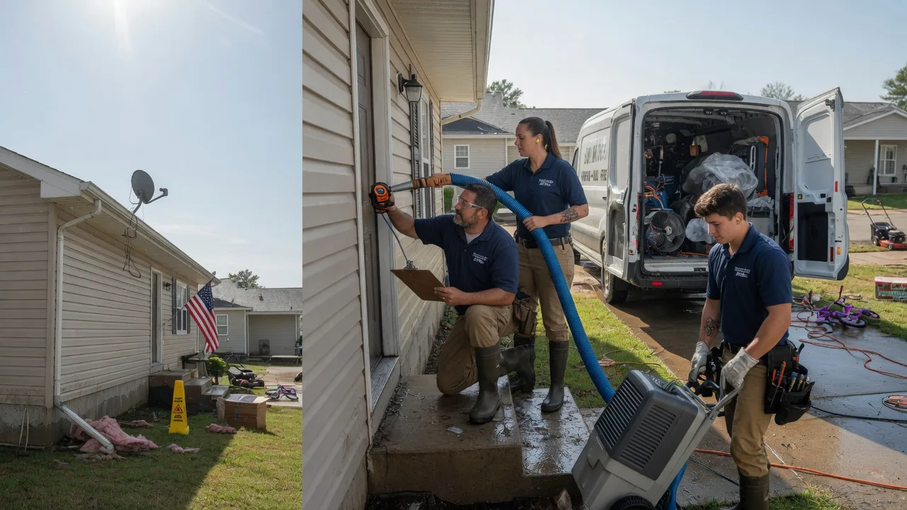Ceiling Water Damage Restoration in Clyde, MO near me